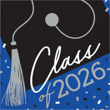 Graduation Blue 2026 Lunch Napkins 36ct