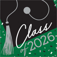 Graduation Green 2026 Lunch Napkins 36ct