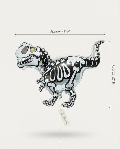 #400 Skeleton Dinosaur Foil Balloon