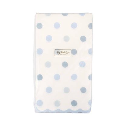 Baby Blue Polka Dot Dinner Napkins 24ct