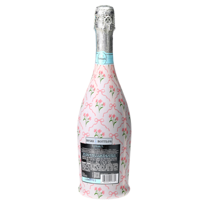 Beau Bottle Pink Bows and Blossoms - Prosecco Collection