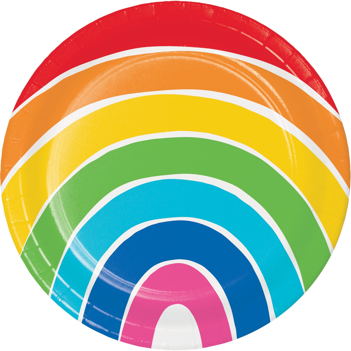 Rainbow Cheer 9in Plates 8ct