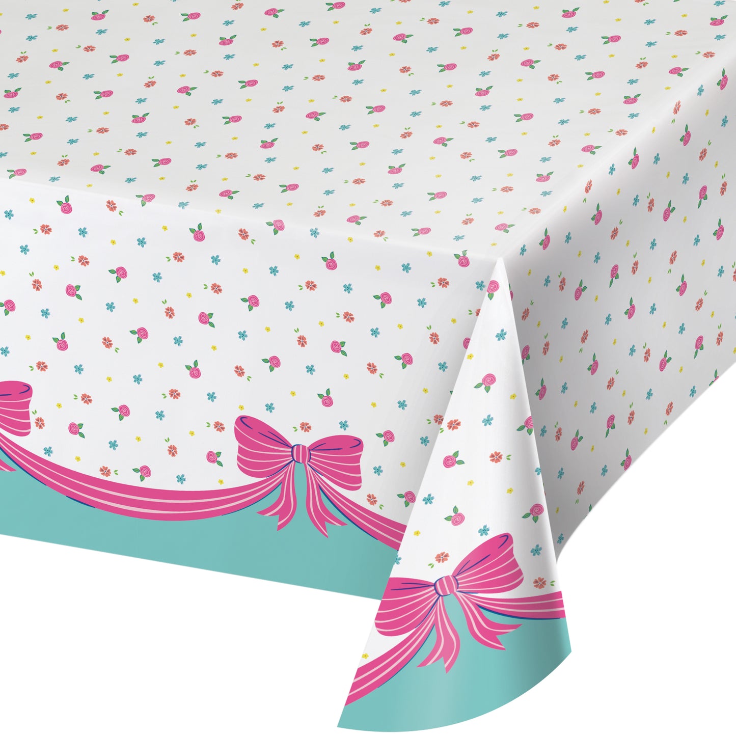 Bow Bash Paper Table Cover 54"x96"
