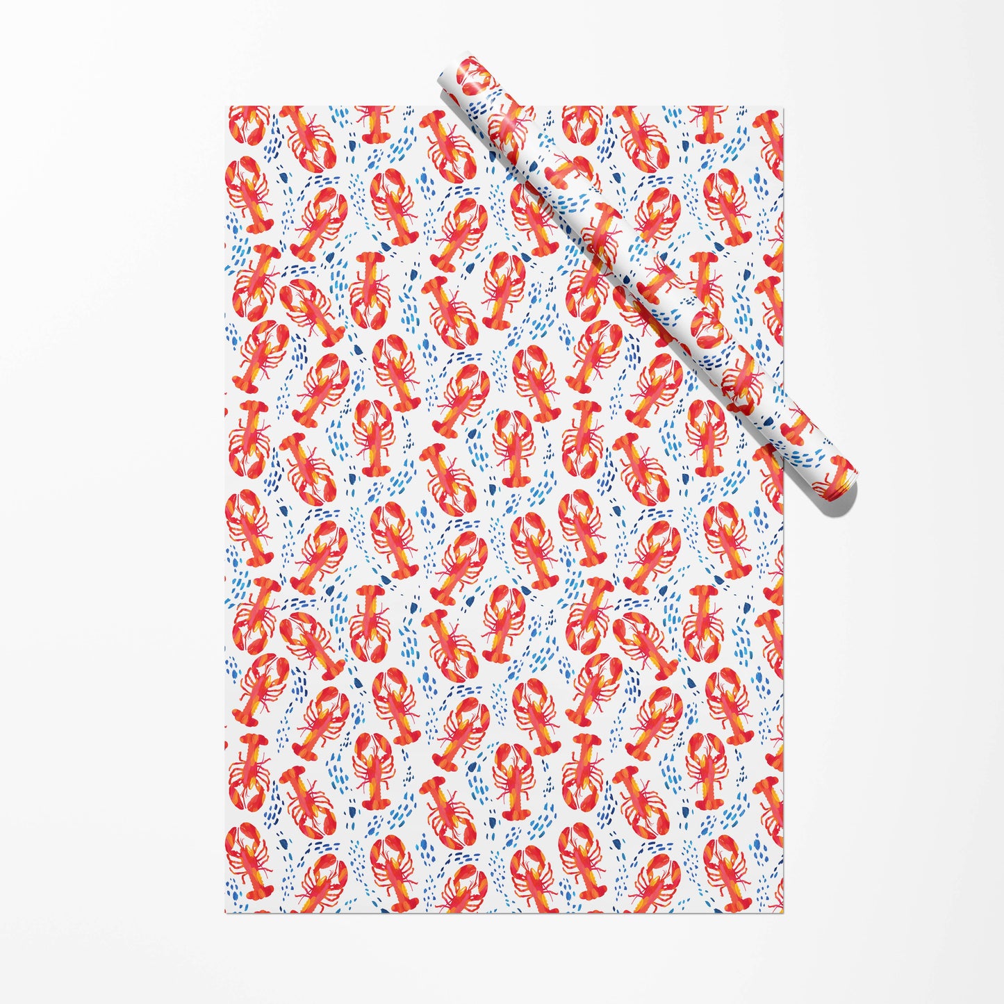 Lobsters Gift Wrap | Lobster Wrapping Paper