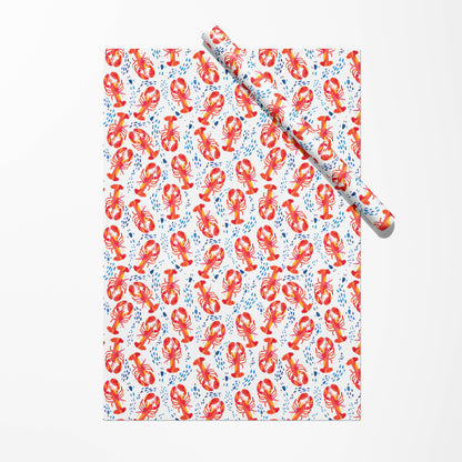 Lobsters Gift Wrap | Lobster Wrapping Paper