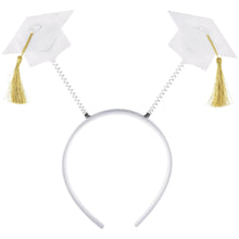 Grad Cap Headbopper - White