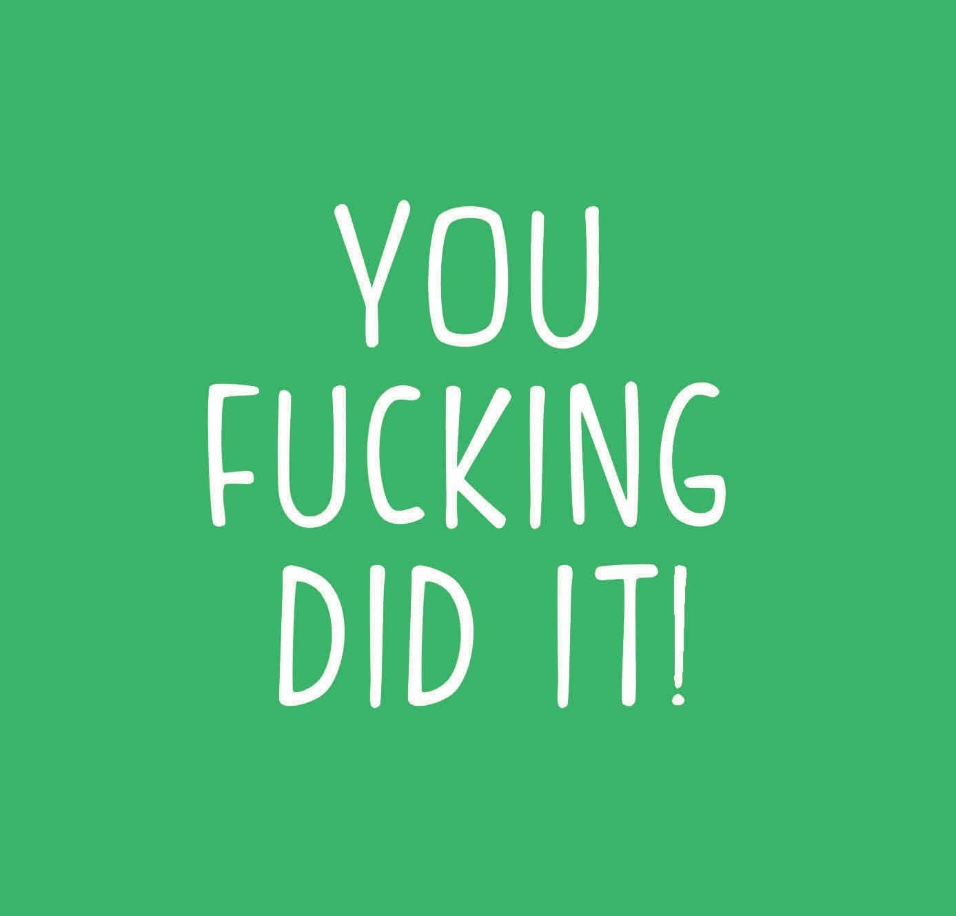 You Fuc*ing Did It! Latex Balloon