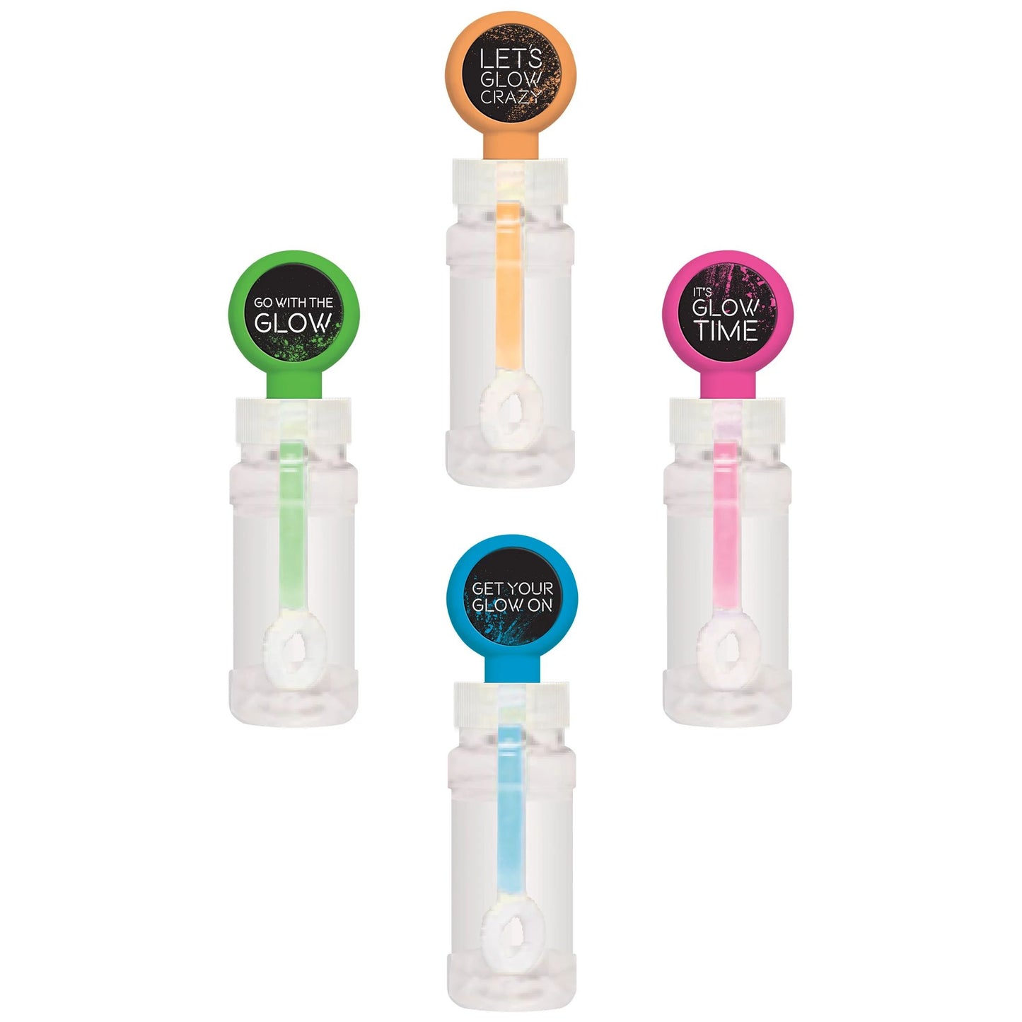 Let's Glow Crazy Bubbles 4ct