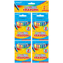 Crayons 4 Packs of 8