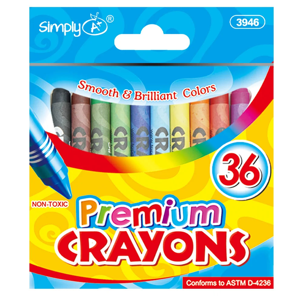 Premium Crayons 36 Colors