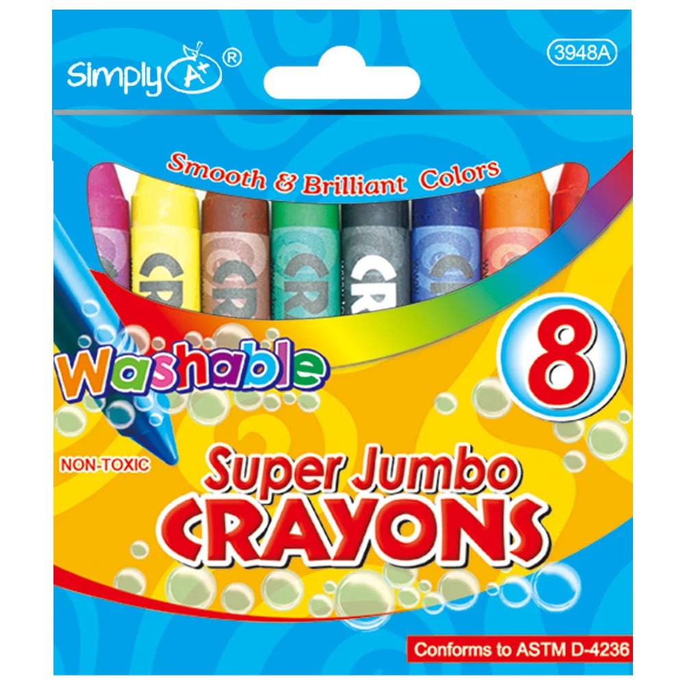 Jumbo Crayons 8 Colors
