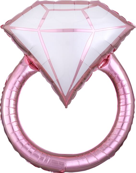 #607  Blush Ring 24in Balloon