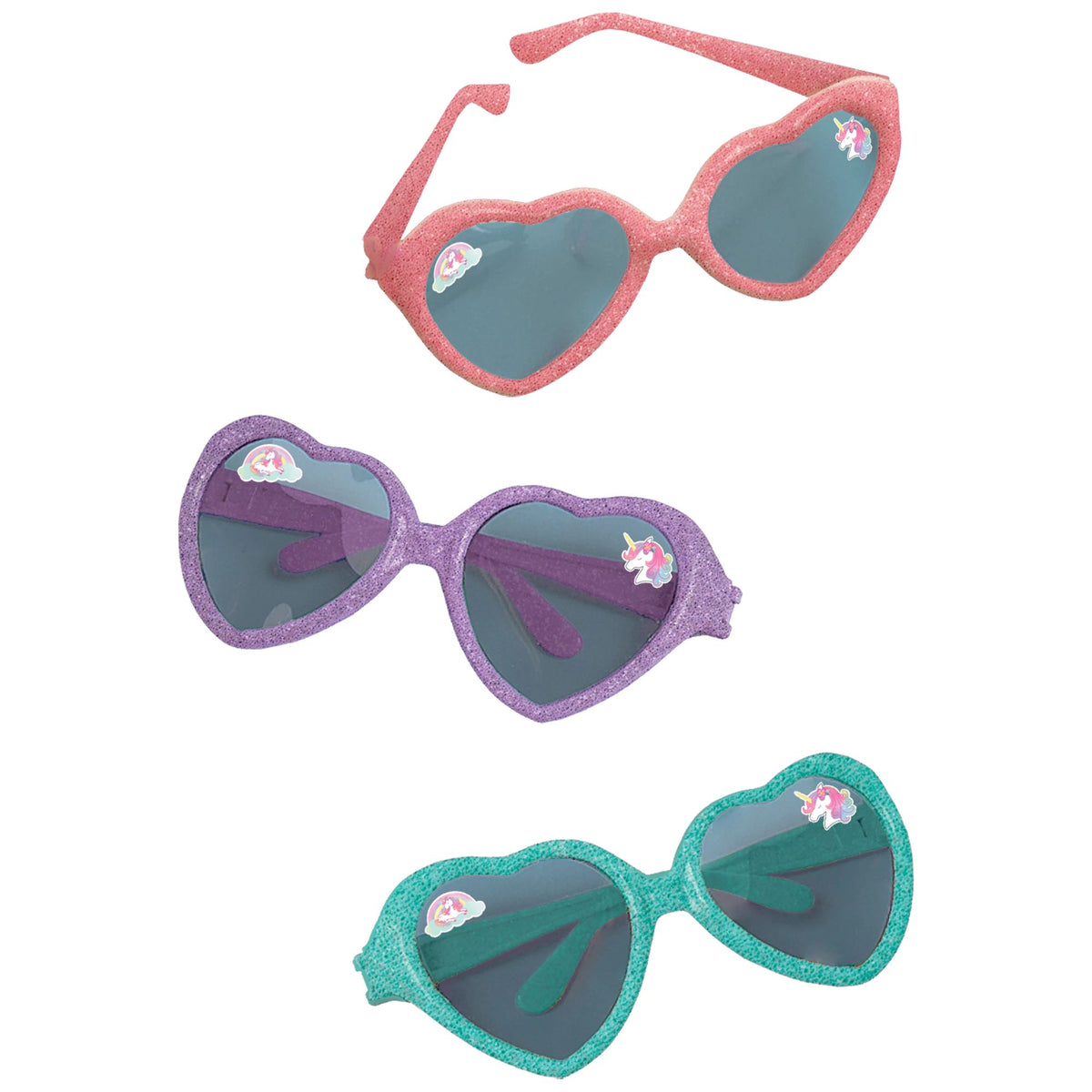 Enchanted Unicorn Glitter Glasses 8ct