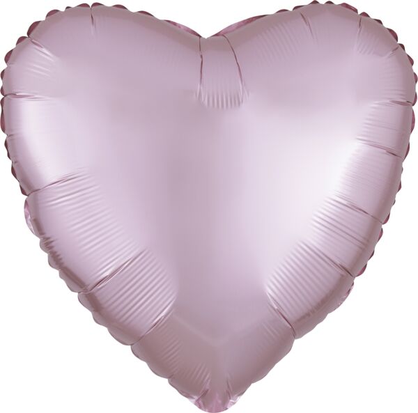 Luxe Pastel Pink Heart Mylar