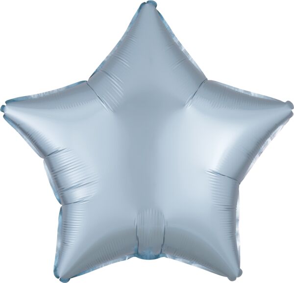 Luxe Pastel Blue Star 18in Balloon
