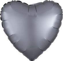 Luxe Graphite Heart 18in Balloon