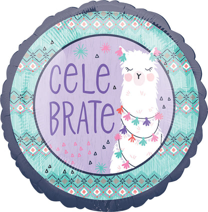 #143 Llama Fun 17in Balloon