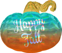 Iridescent Ombre Pumpkin 29in SuperShape Balloon