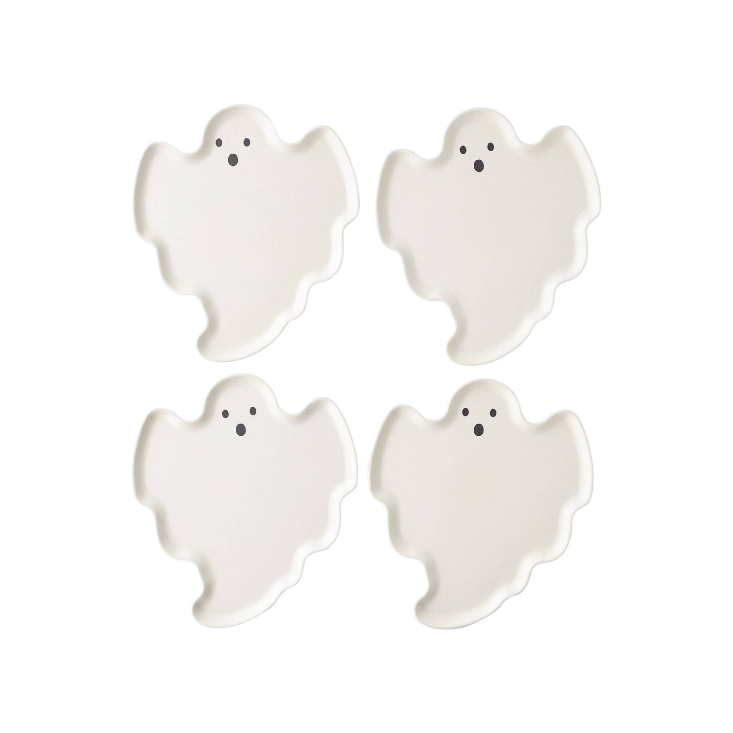 Bamboo Ghost Plate Set 4ct