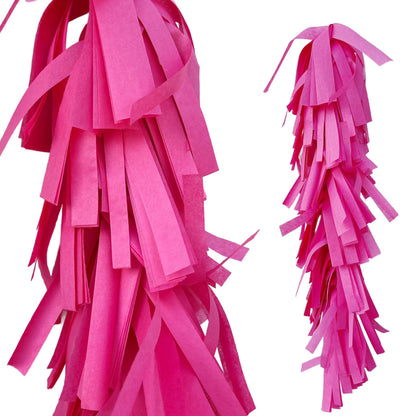Fringed Tissue Balloon Tassel ( Solid Colors)