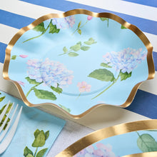 Hydrangeas Wavy 6.5in Appetizer/Dessert Bowls 8ct