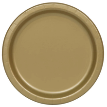 Gold 10in Paper Plates 20ct