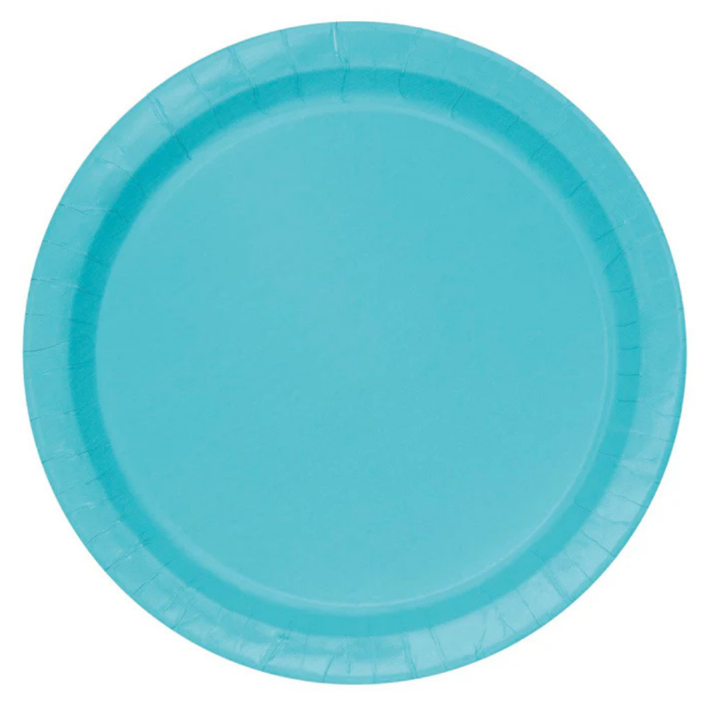 Teal 10in Paper Plates 50ct