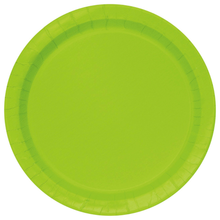 Kiwi Green 10in Paper Plates 20ct