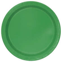 Green 10in Paper Plates 20ct