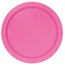 Hot Pink 10in Paper Plates 20ct