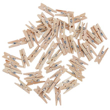 1" Mini Wood Clothespins (1 bag of 50 )