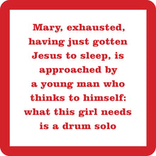 COASTER Drum Solo Christmas | Funny Gift | Home Bar Decor