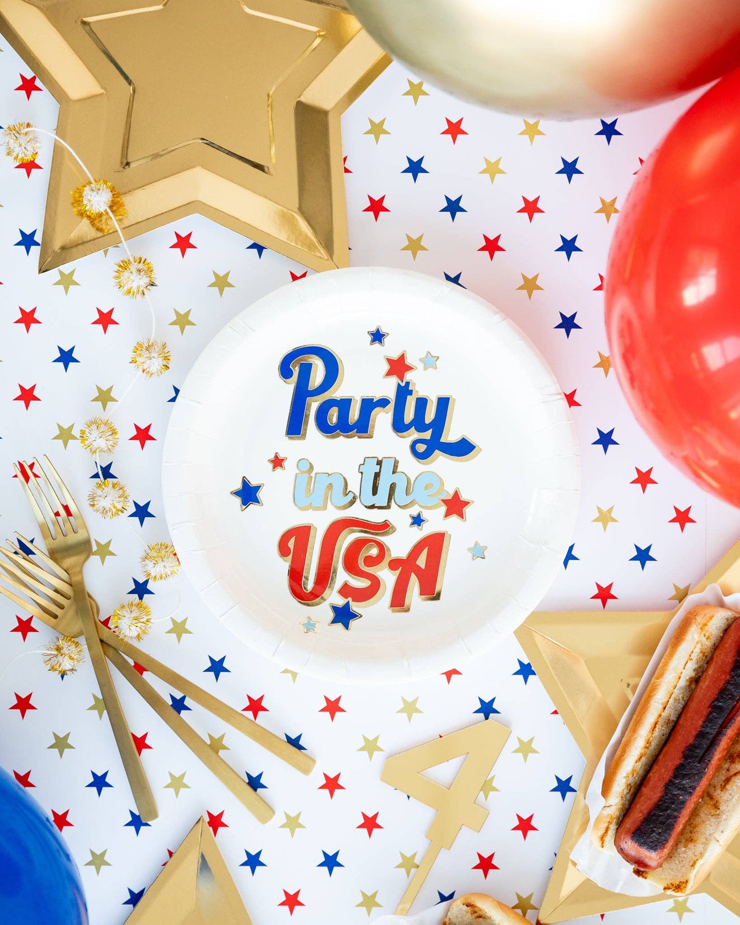 Party in the USA Plates 8ct