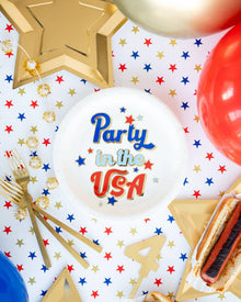 Party in the USA Plates 8ct