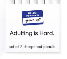 ADULTING IS HARD PENCIL SET