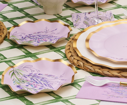 Lavender Fields 6.5in Appetizer/Dessert Bowls 8ct