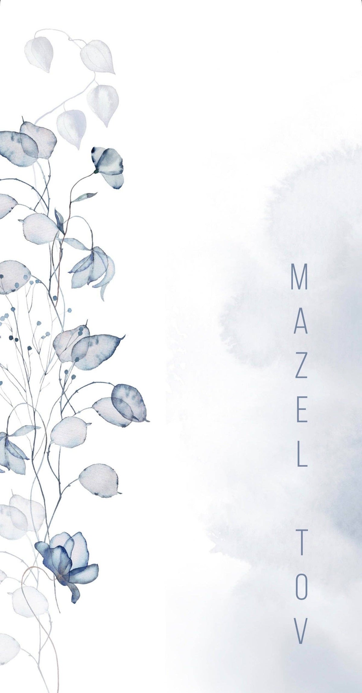 Mazel Tov Fog - Printed Guest Towel