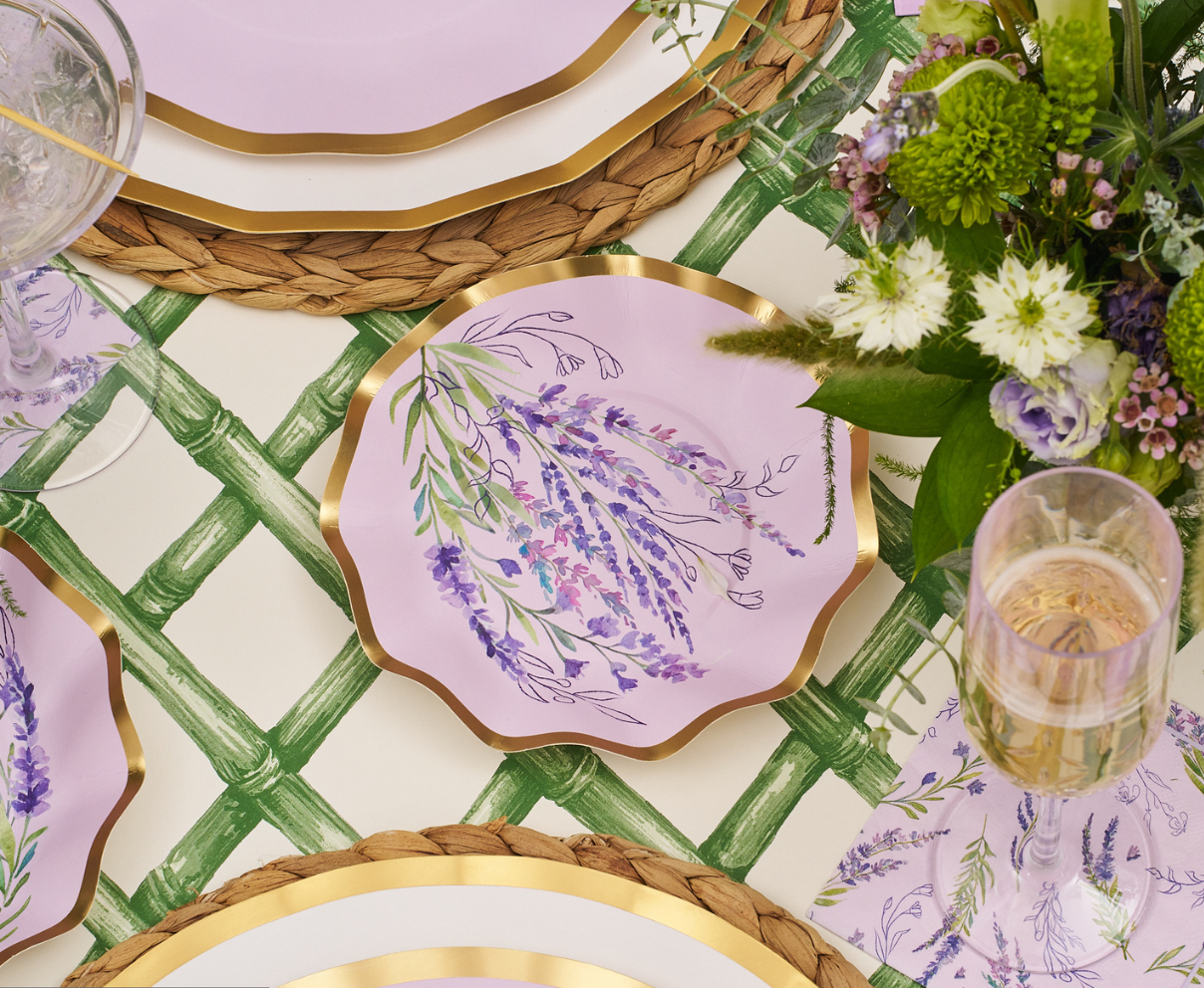 Lavender Fields 6.5in Appetizer/Dessert Bowls 8ct