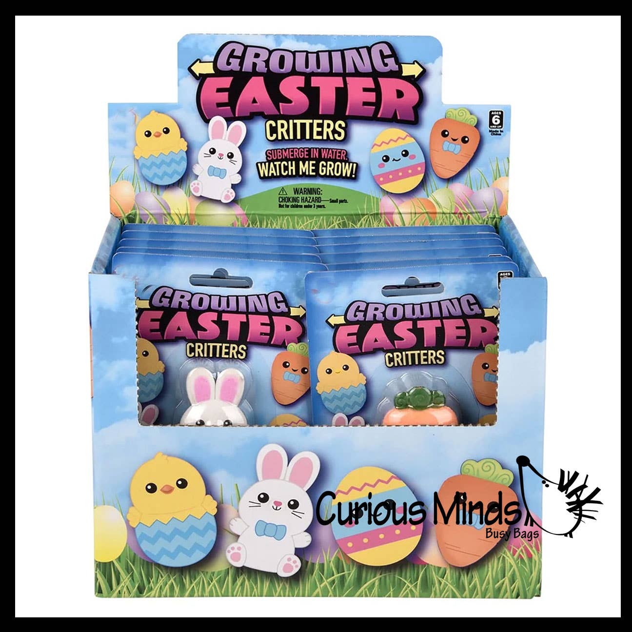 Grow a Easter Figure in Water - Add Water and it Grows - Cri