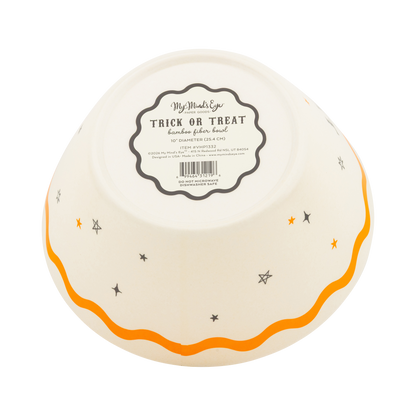 Trick or Treat Bamboo Bowl