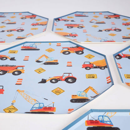 Construction Paper Plates – 10 in Partyware