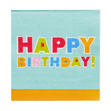 Bright Birthday 'Happy Birthday' Cocktail Napkins 26ct