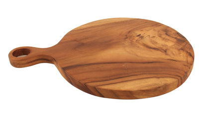Round Teak Charcuterie Board