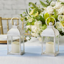 LED Vintage Decorative White Lantern - Marrakesh (Set of 2)