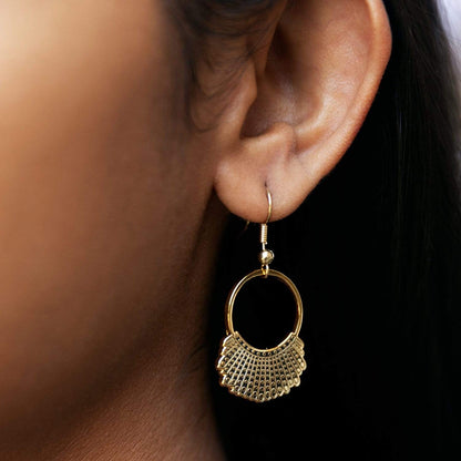 Dissent Collar Hook and Hoop Earrings