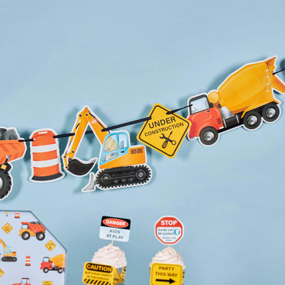 Construction Party Banner – Kids Party Decor