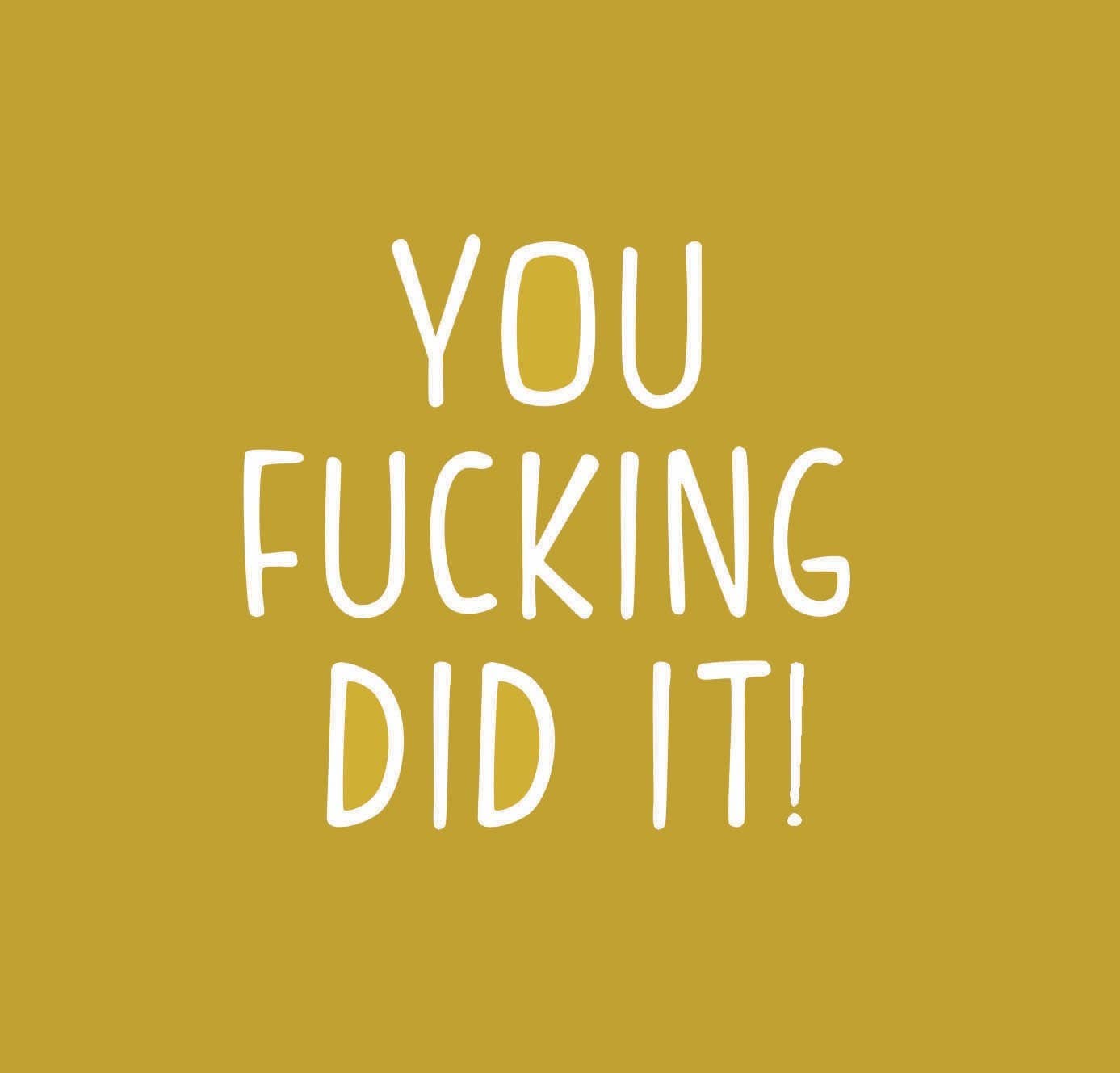 You Fuc*ing Did It! Latex Balloon