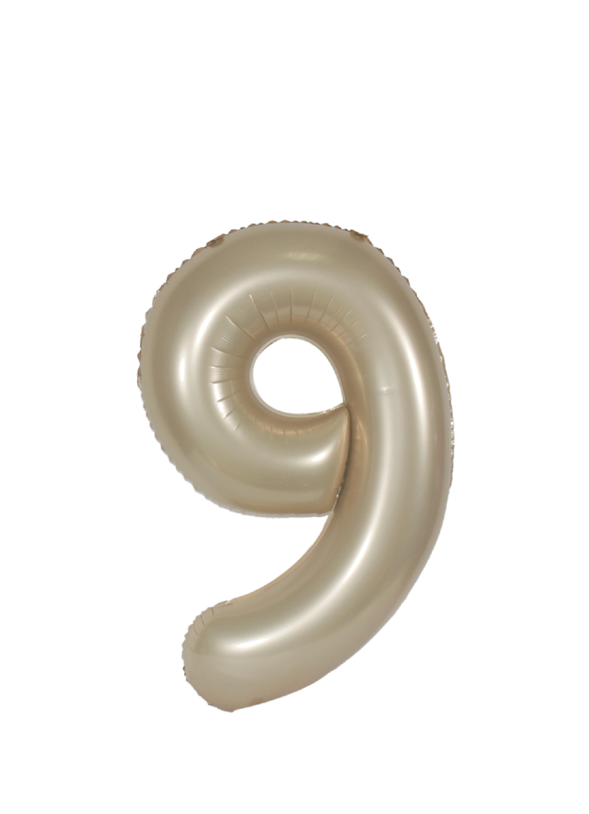 34in Number Balloons: Champagne
