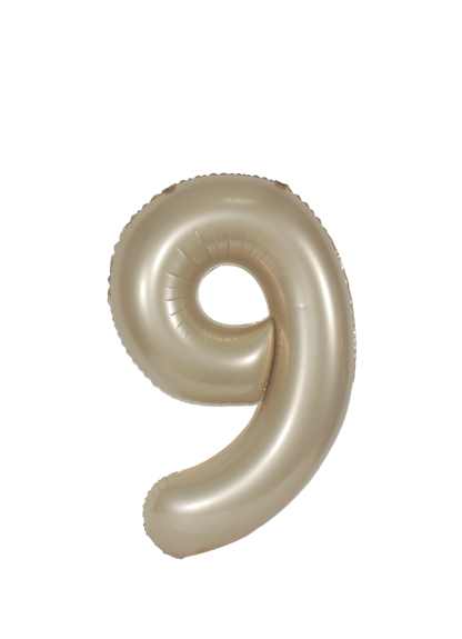 34in Number Balloons: Champagne