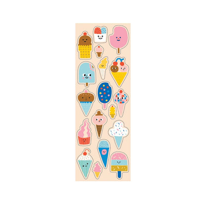 Stickiville Ice Cream Stickers - 2 Sheets